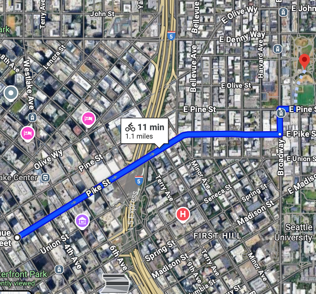 Downtown to Cap Hill