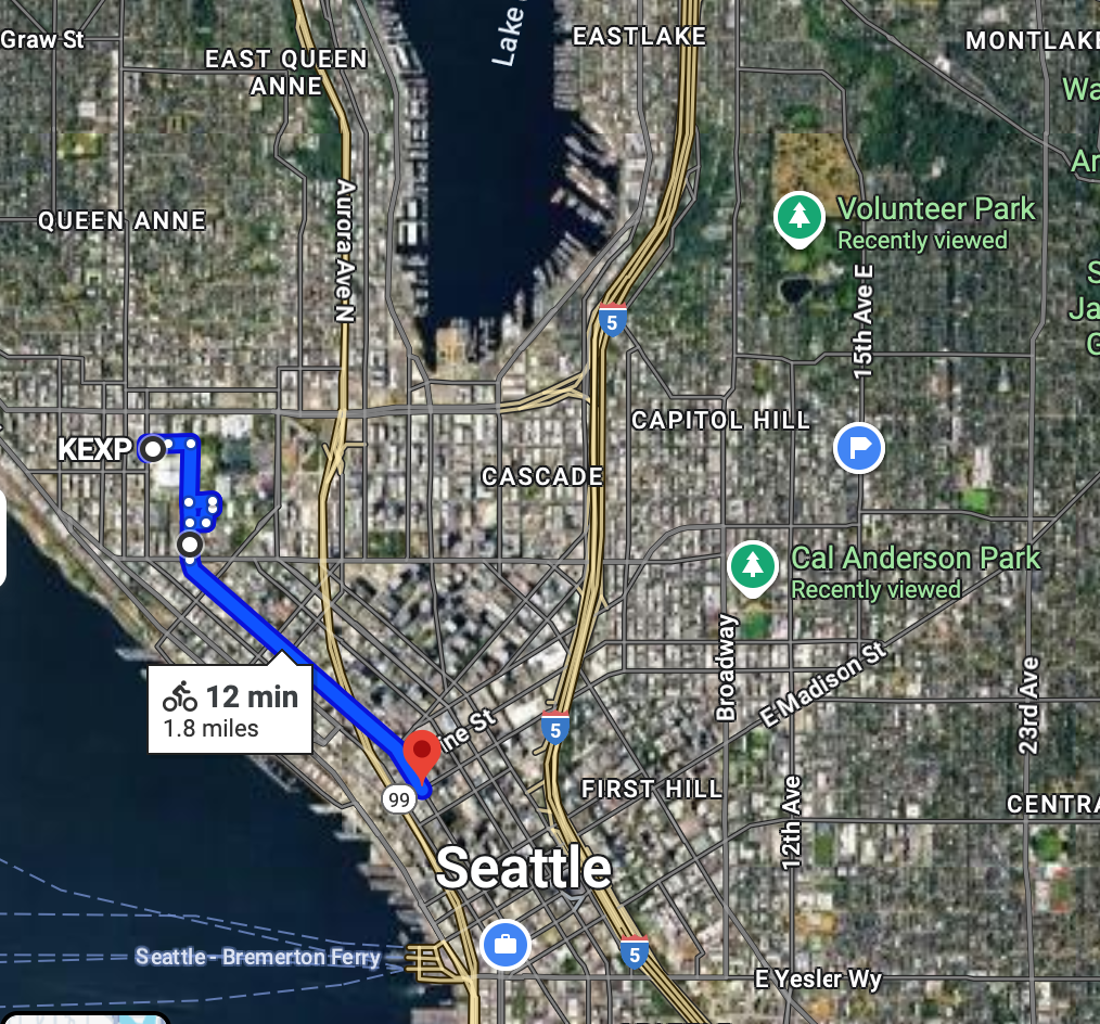 Seattle Center to Pike St